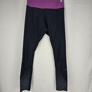 Lululemon Tight Stuff Tight Reflective Navy Blue Ultra Violet‎ sz 4
